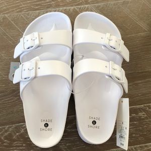 White Double Strap Sandal 6